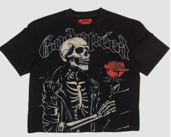 Godspeed Valentine T-Shirt Black
