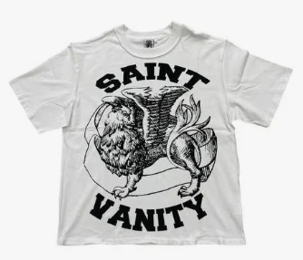 Saint Vanity T-Shirt White Black