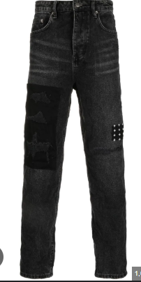 Ksubi Bullet Chop Copy Paste Trashed Jeans Black