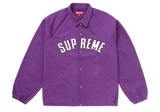 Supreme Arc Denim Coaches Jacket Purple