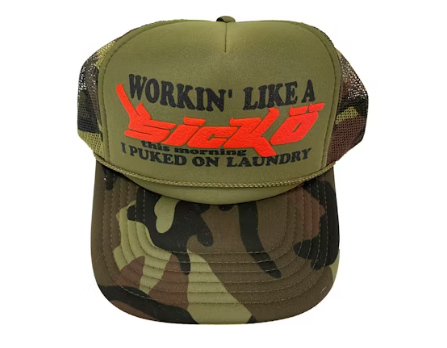 Sicko Laundry Trucker Hat Camo