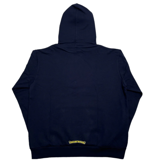 Chrome Hearts Logo Hoodie Navy