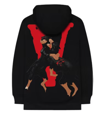 Vlone City Morgue x Vlone Dogs Hoodie Black