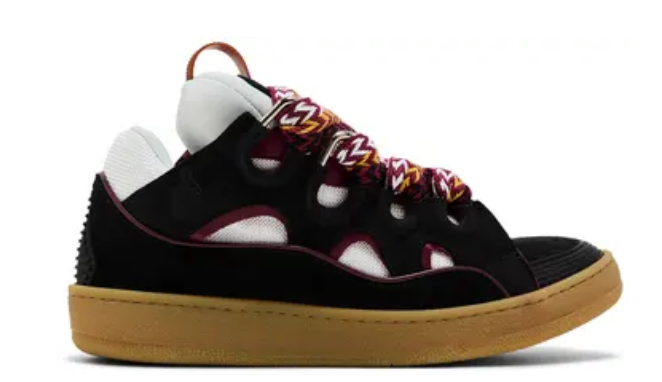 Lanvin Curb Sneakers Black Honey
