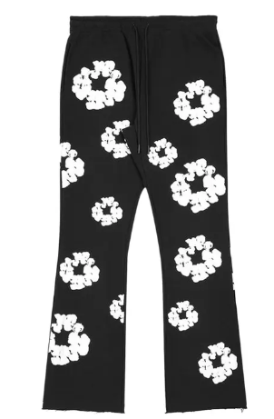Denim Tears x ReadyMade The Cotton Wreath Sweatpants Black White