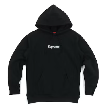 Supreme Box Logo Hooded Sweatshirt Black