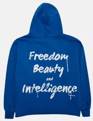 Barriers Angela Davis Queen Of Diamond Hill Hoodie Blue