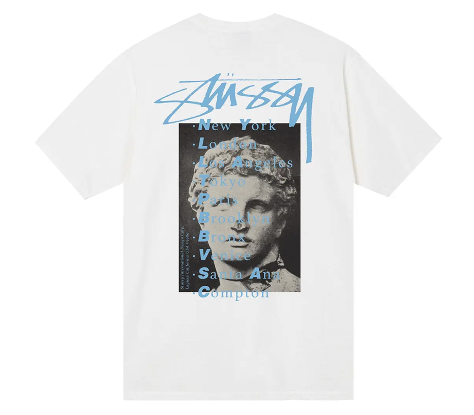 Stussy Statue Pigment Dyed Tee Natural
