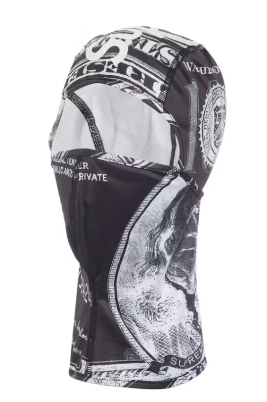 Supreme Lightweight Balaclava Black Money