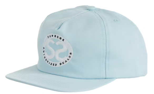 Supreme Double S 5-Panel Light Blue