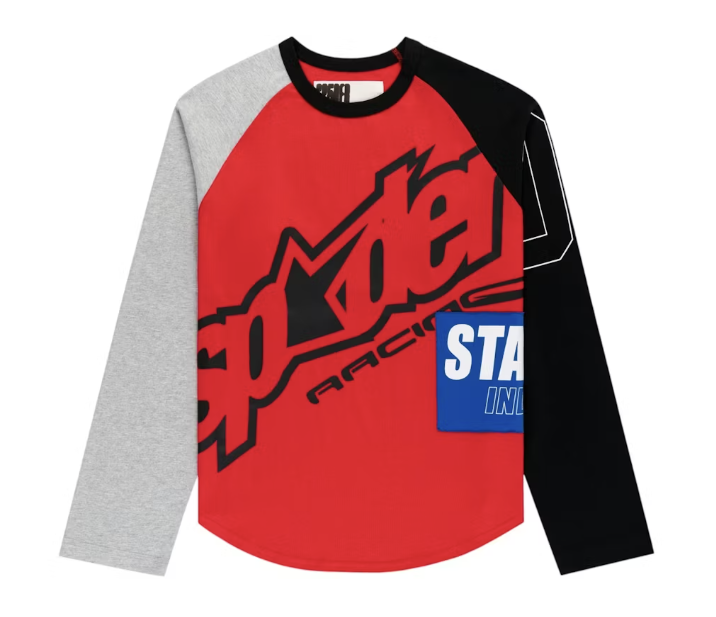 Sp5der Rally Raglan L/S T-shirt Multicolor
