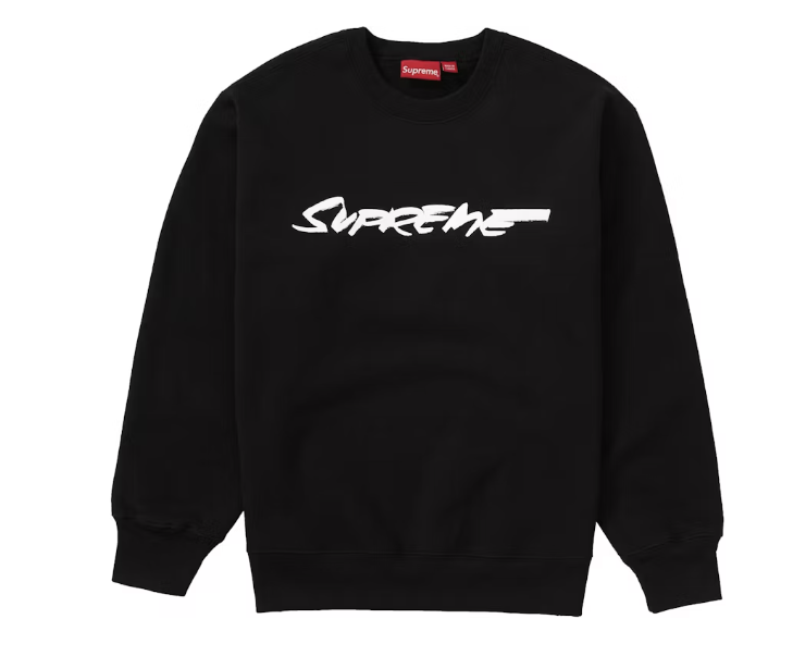 Supreme Futura Logo Crewneck Black