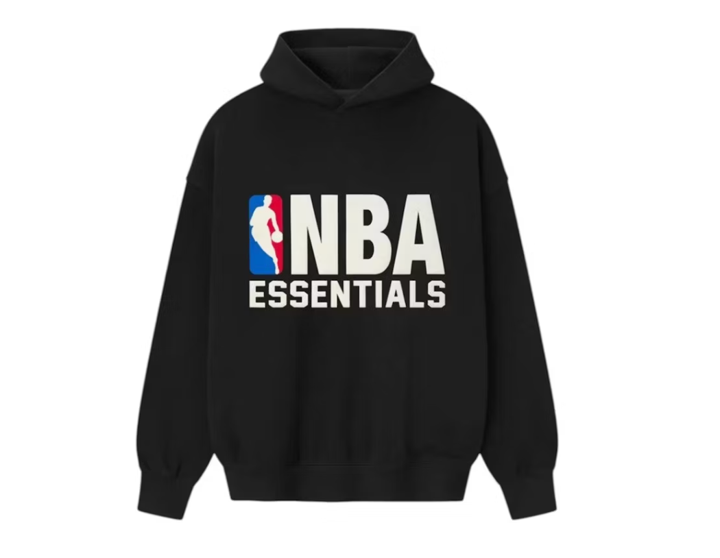 Fear of God Essentials NBA Sport Hoodie Vintage Black