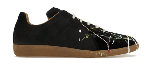 Maison Margiela Paint Replica German Army Trainer (GAT) Black