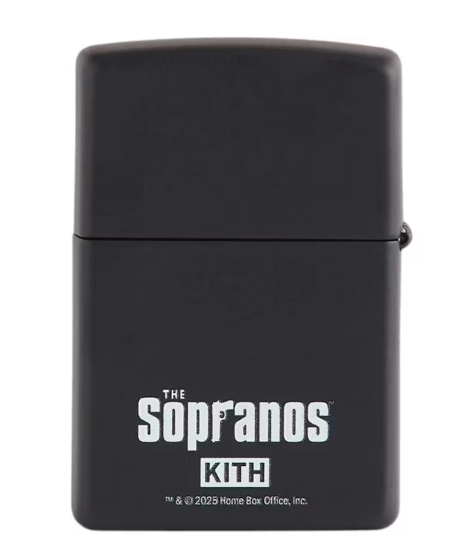Kith x The Sopranos Zippo Lighter Black