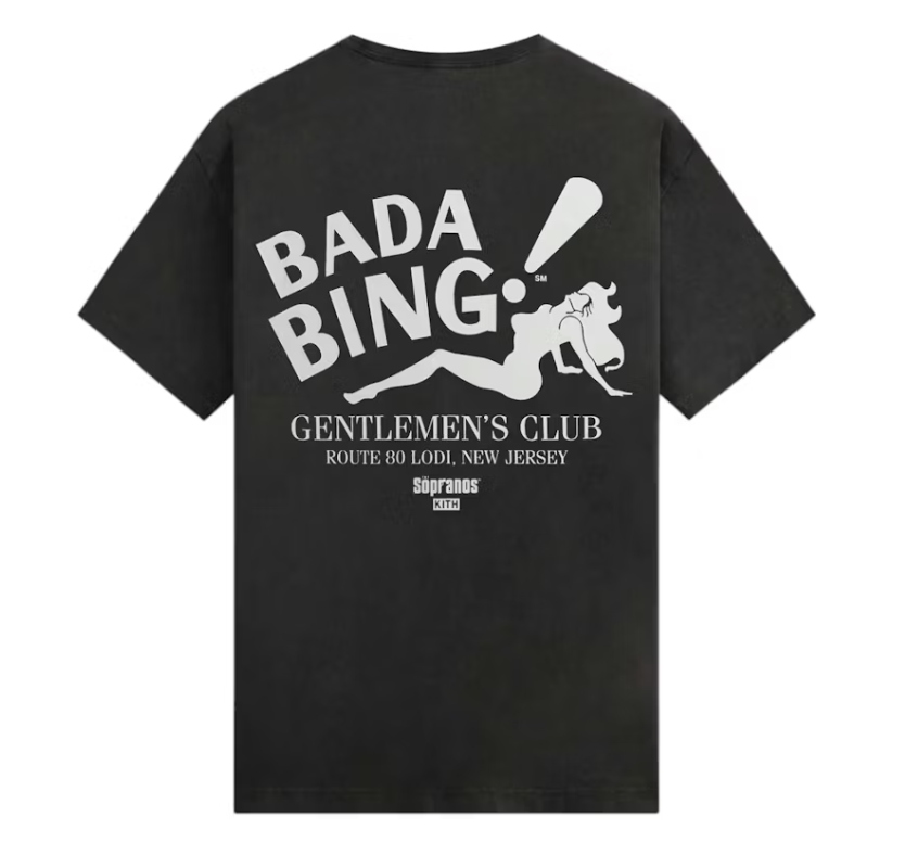 Kith x The Sopranos Bada Bing Vintage Tee Black