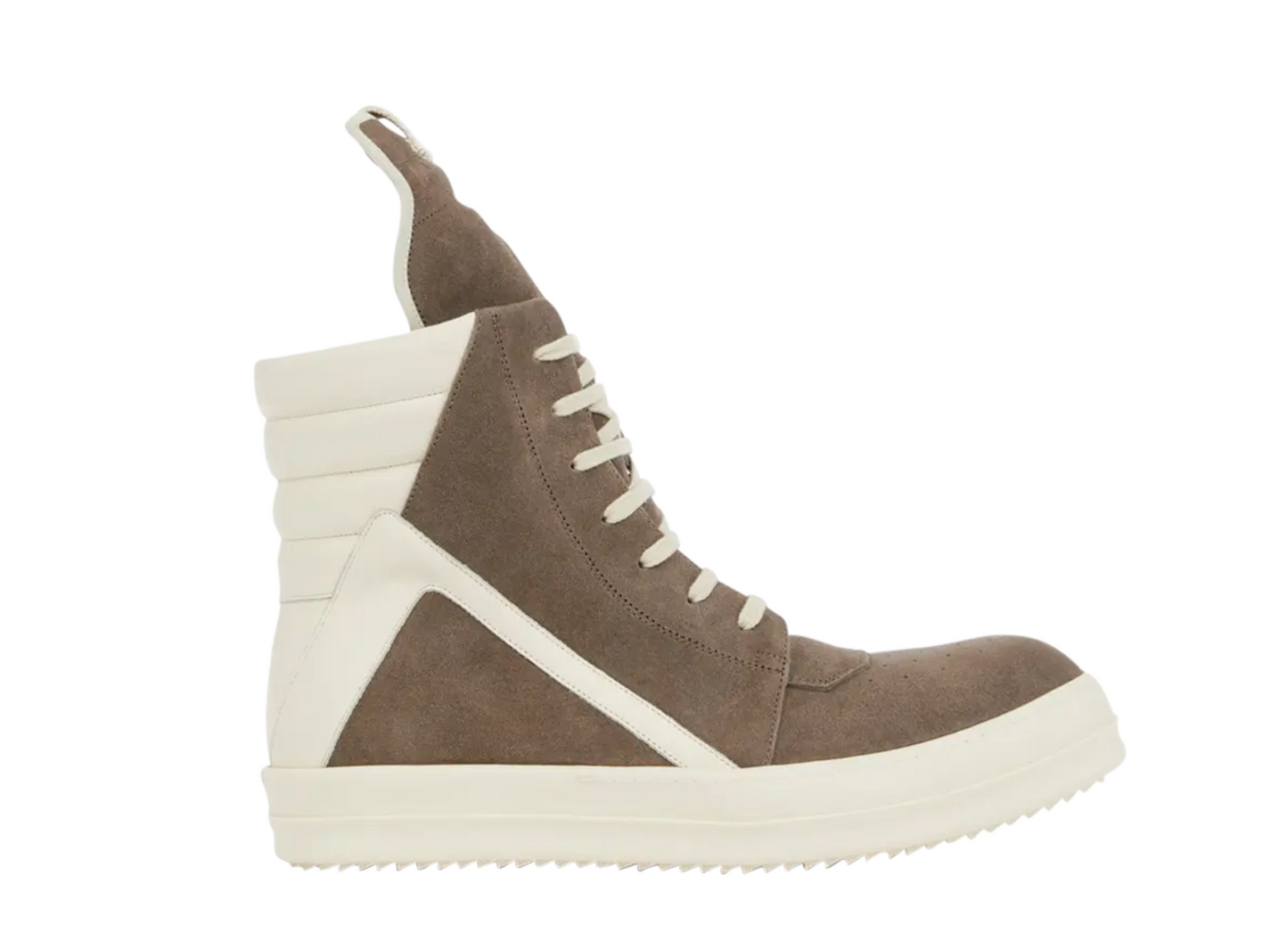 Rick Owens Strobe Geobasket High Dust Milk