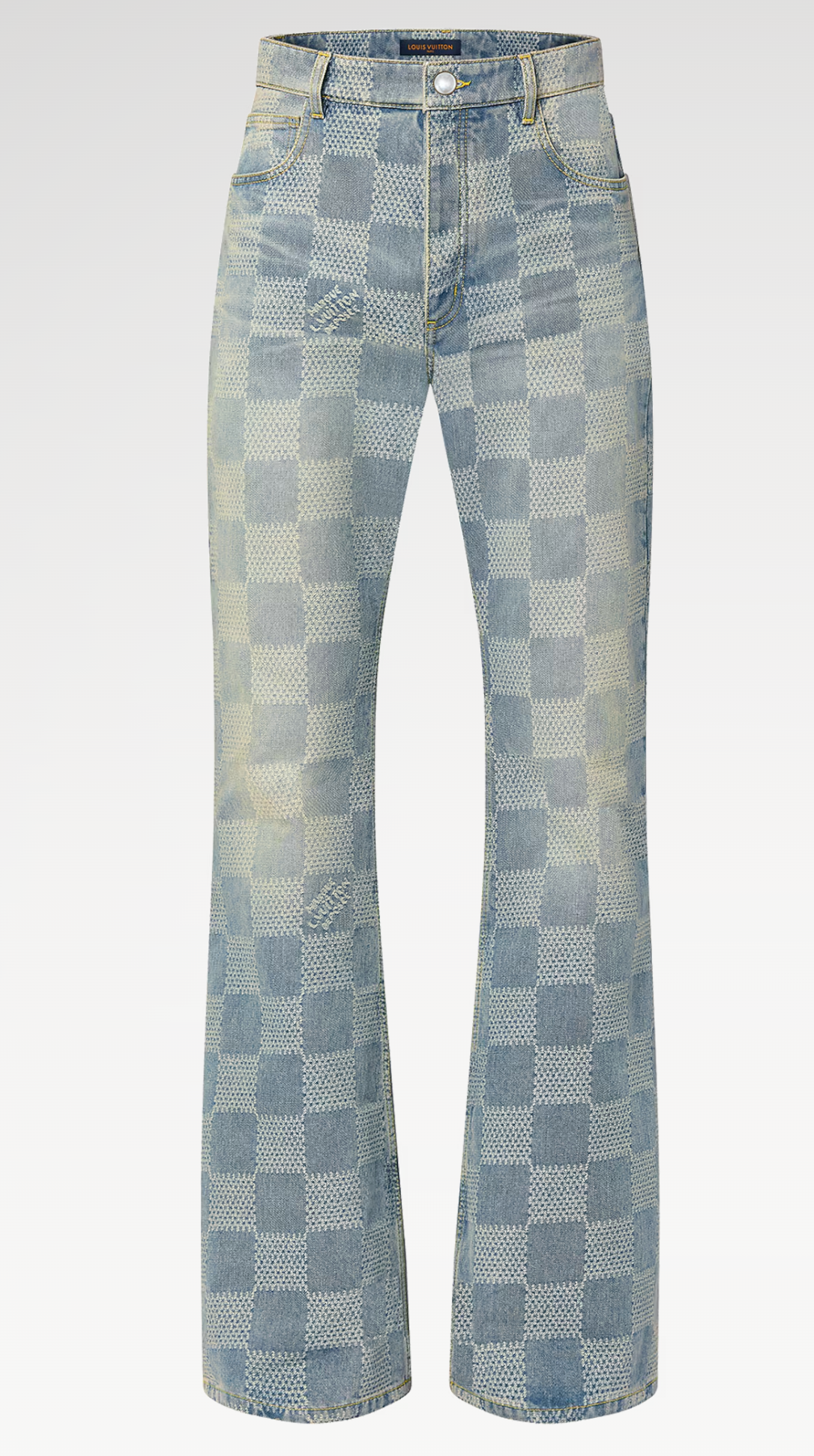 Louis Vuitton Damier Denim 3D Bootcut