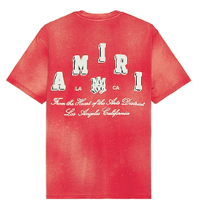 AMIRI Vintage Collegiate T-shirt Red