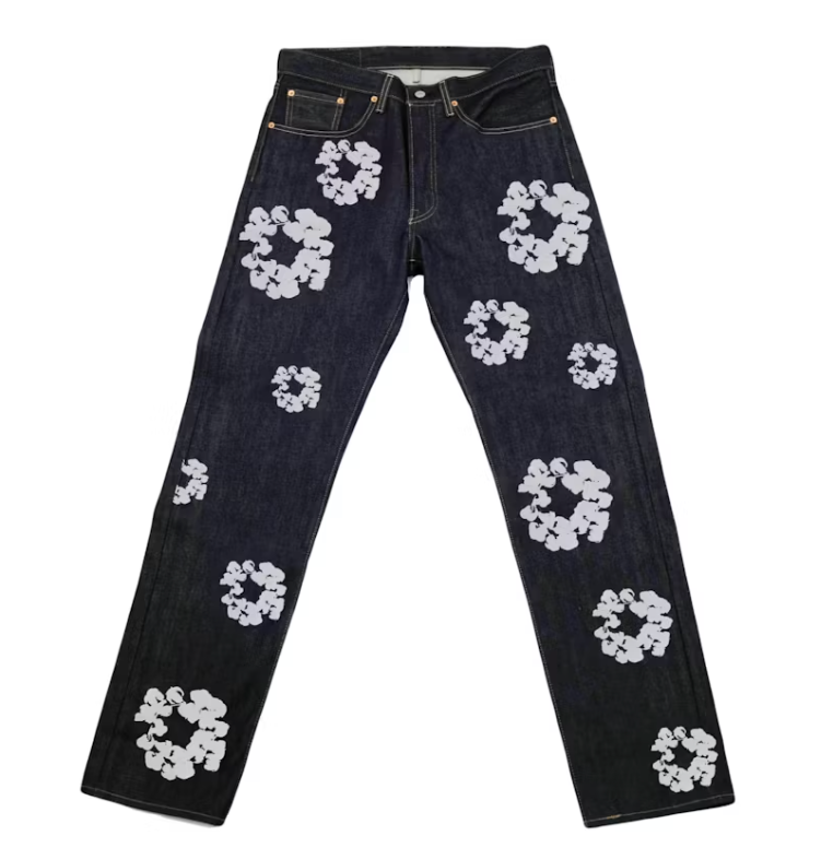 Denim Tears x Levi's Cotton Wreath Jean Indigo