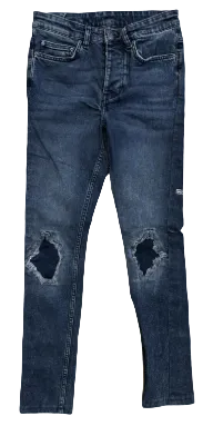 Ksubi Knee Patch Jeans Navy