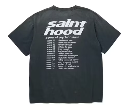 Neighborhood x Saint Mxxxxxx STHD S/S T-Shirt Vintage Black