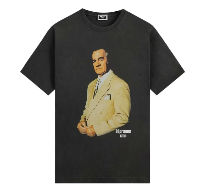 Kith x The Sopranos Paulie Vignette Vintage Tee Black