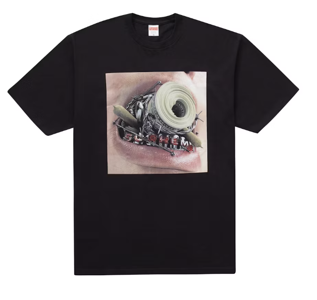 Supreme Braces Tee Black