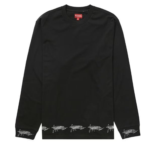 Supreme Signature L/S Top Black