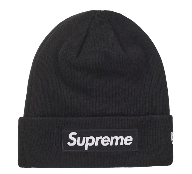 Supreme New Era Box Logo Beanie (FW24) Black