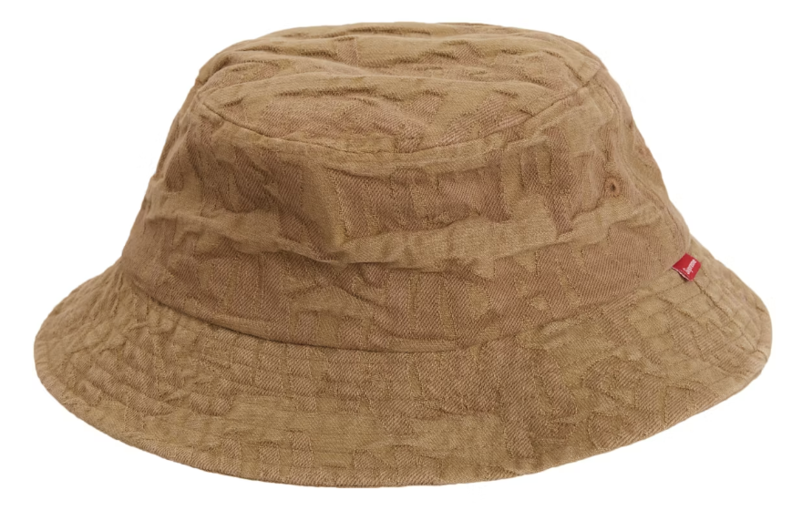 Supreme Fat Tip Jacquard Denim Crusher Olive