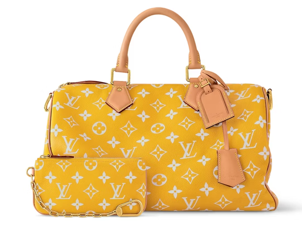 Louis Vuitton Speedy P9 Bandoulière 40 Monogram Leather Jaune Mat