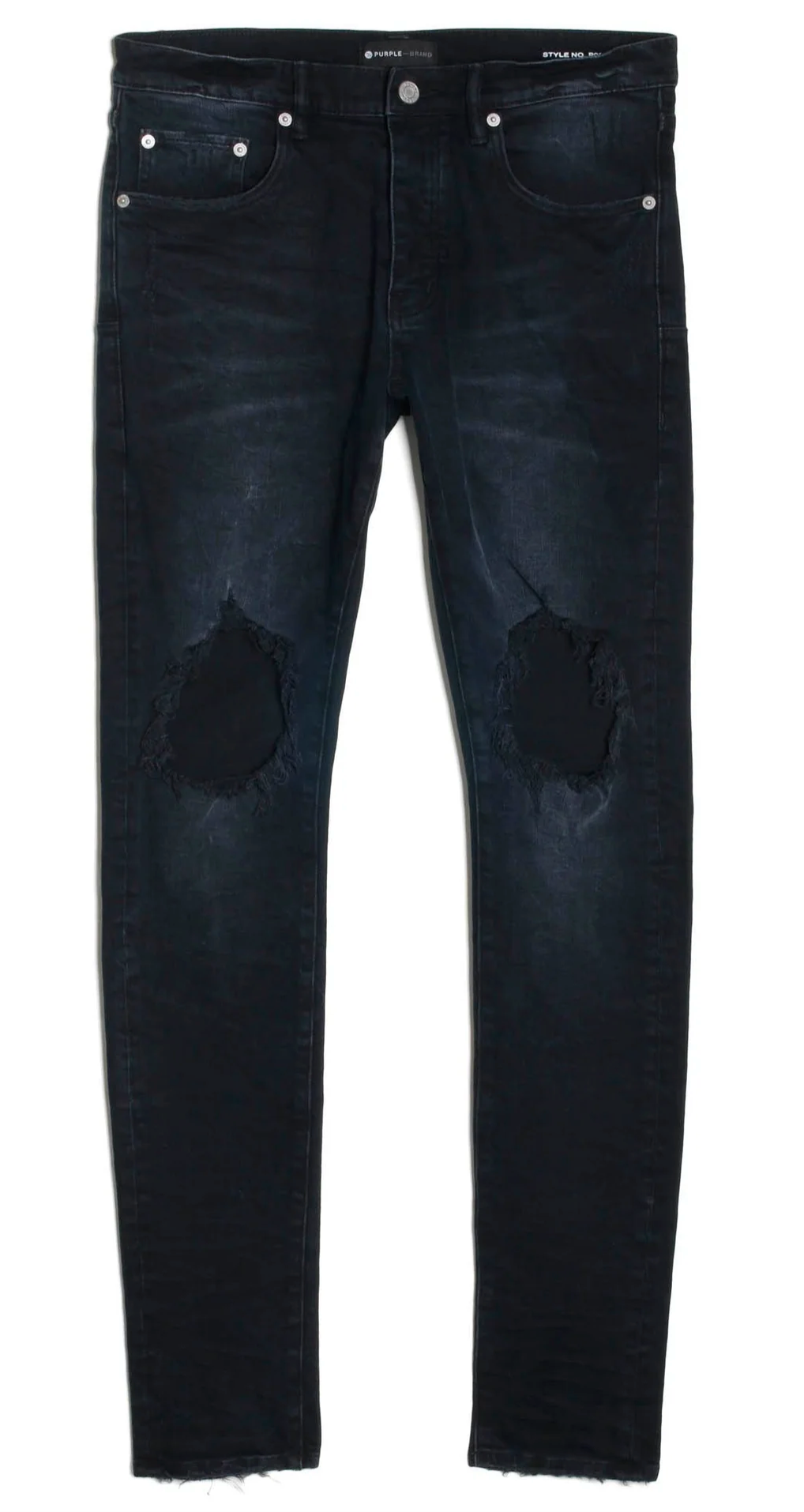 Purple Brand Black Wash Blowout Jeans