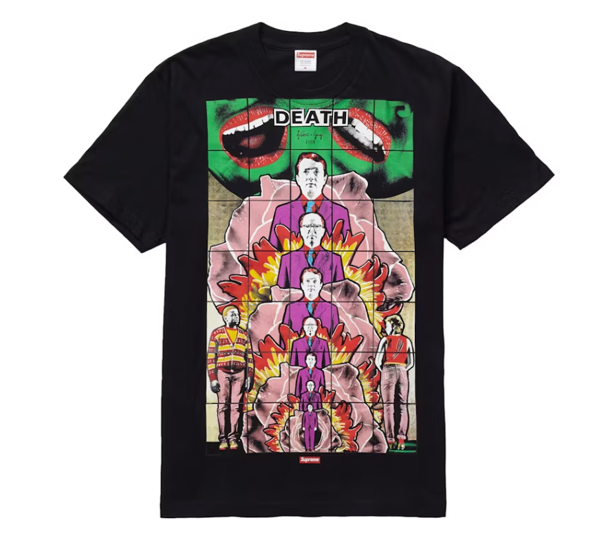 Supreme Gilbert & George DEATH Tee Black