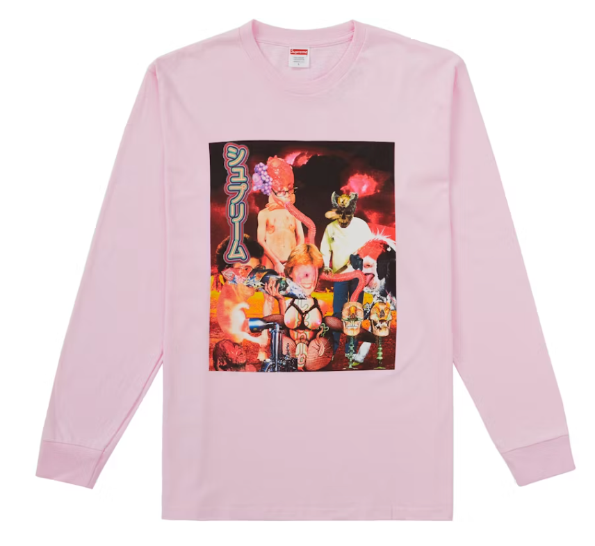 Supreme Sekintani La Norihiro L/S Tee Light Pink