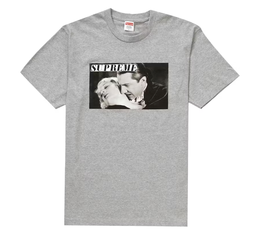 Supreme Bela Lugosi Tee Heather Grey