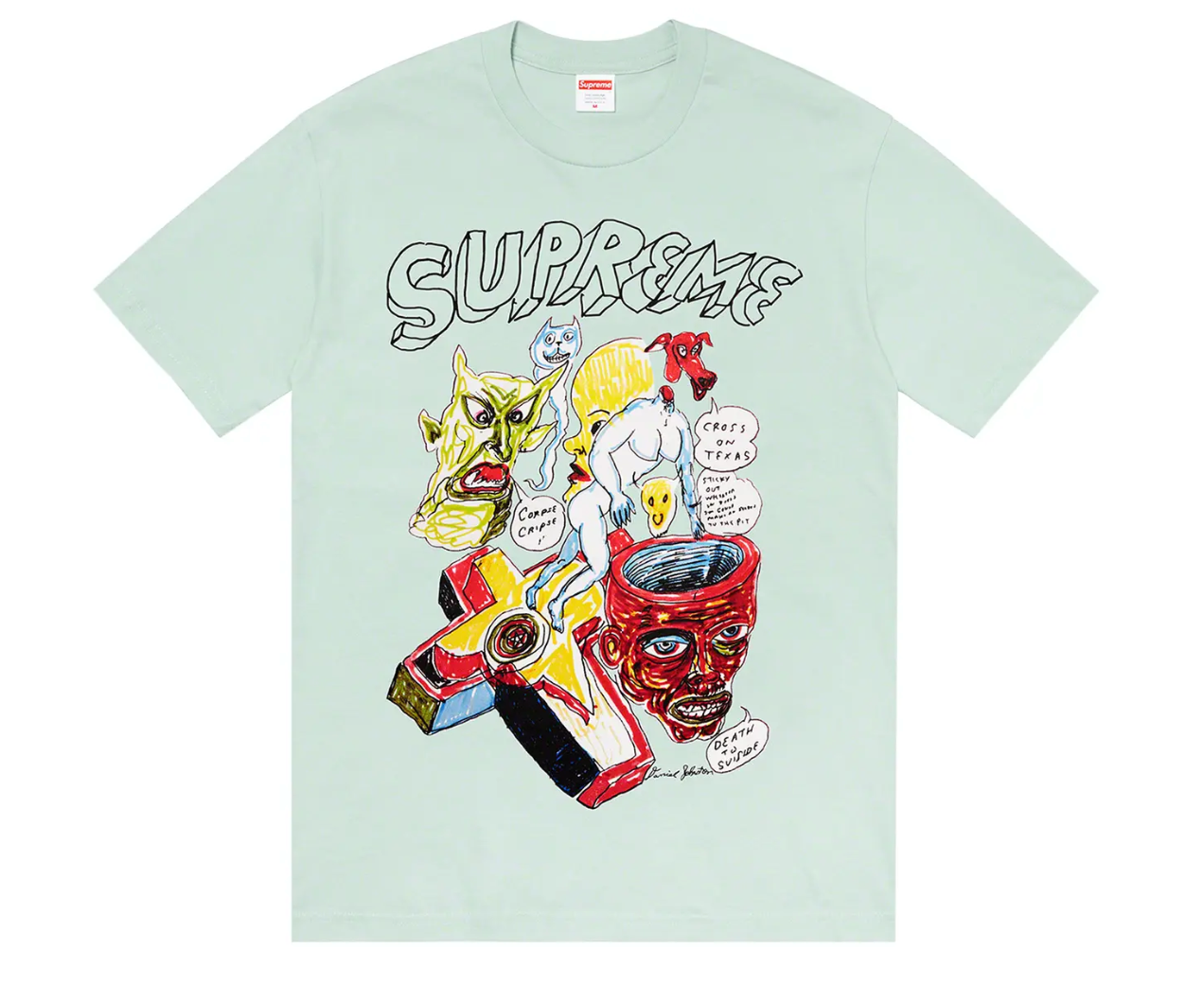 Supreme Daniel Johnston Tee Light Teal