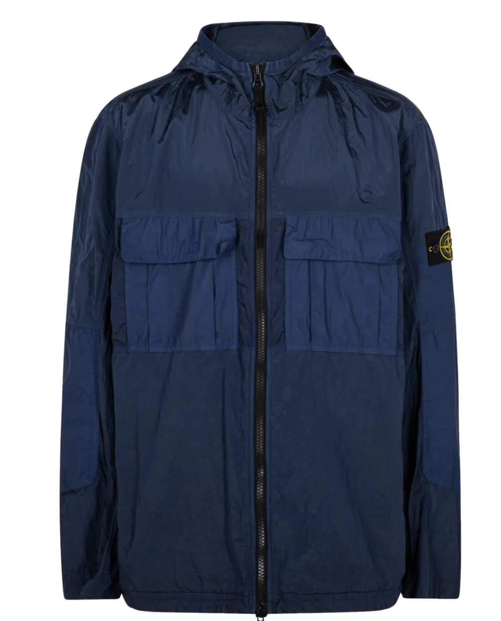 Stone Island Ripstop Nylon Jacket Navy