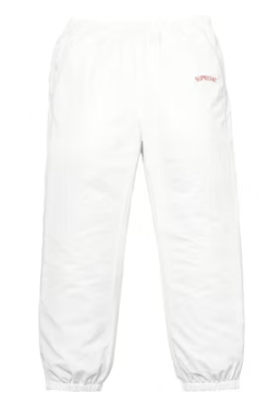 Supreme Arc Track Pant White