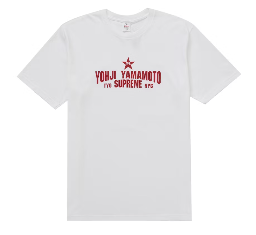 Supreme Y's by Yohji Yamamoto Star Tee White