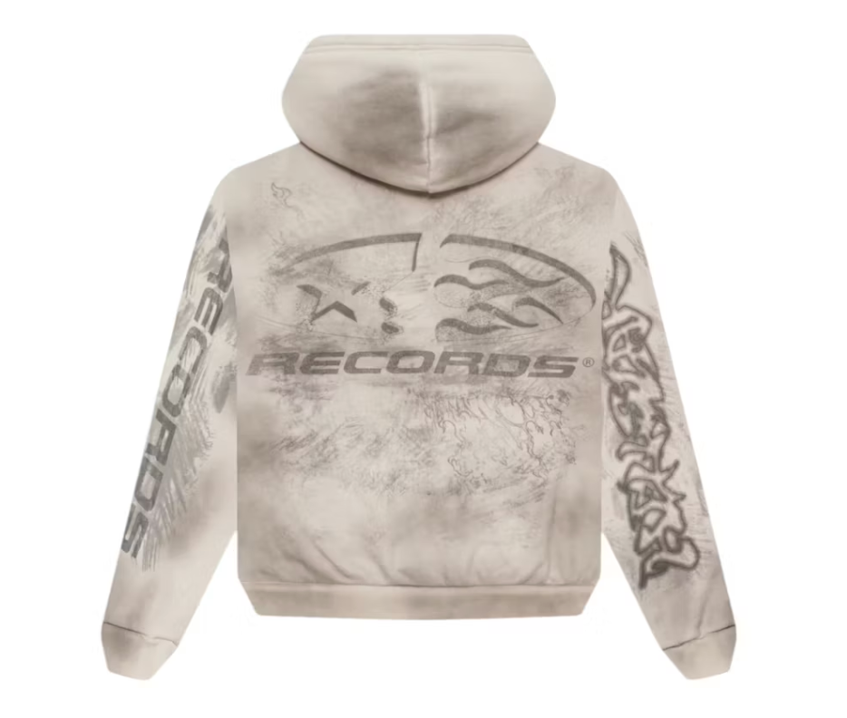 Hellstar Hstar Records Hoodie White