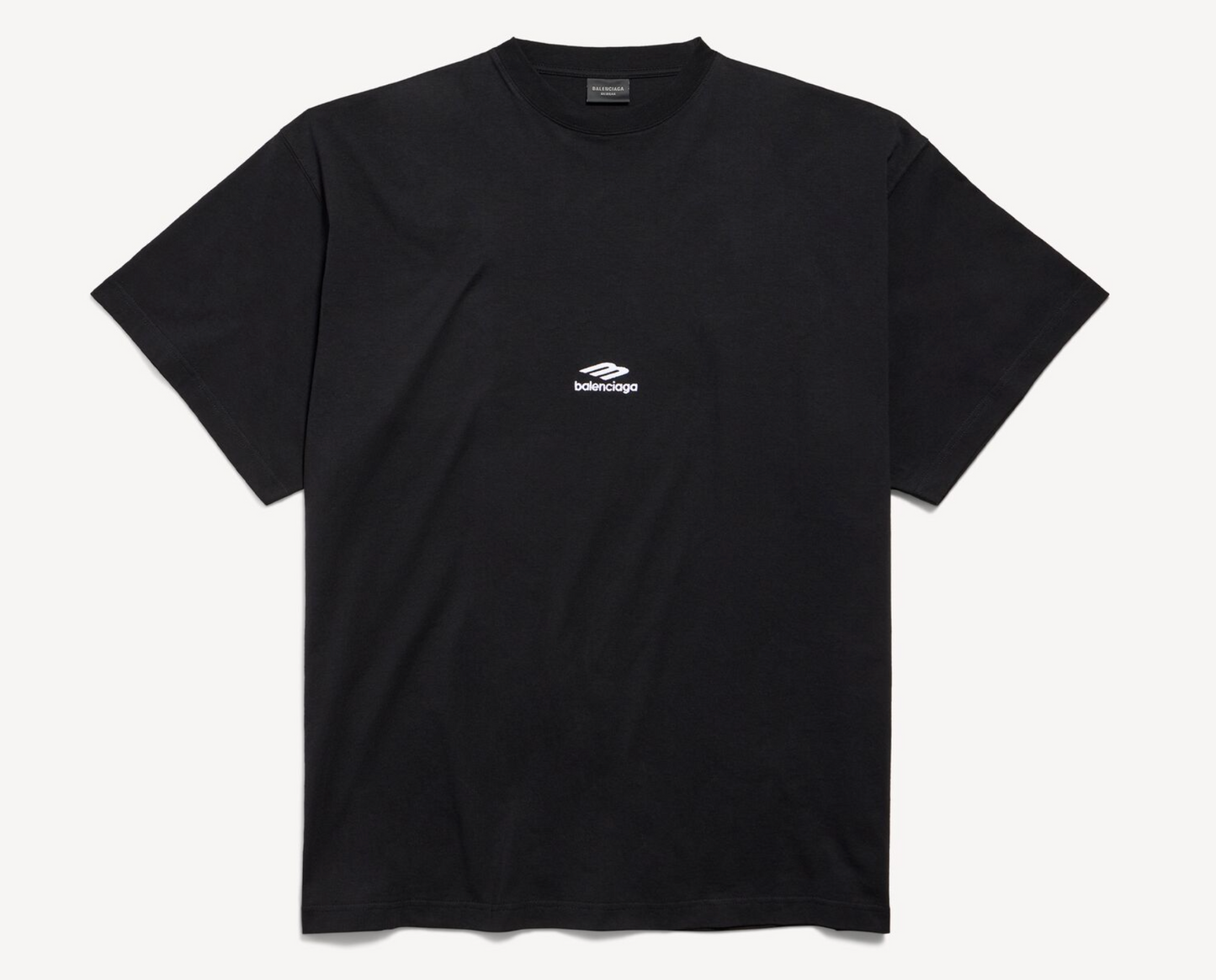 Balenciaga 3B Sports Icon Oversized Tee Black