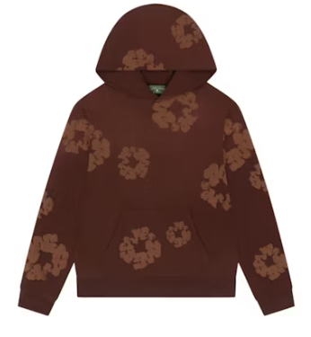 Denim Tears Mono Cotton Wreath Hoodie Brown