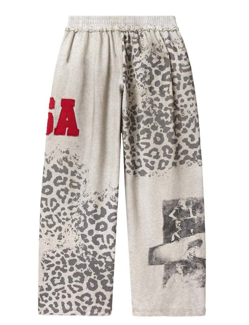 Vale Forever Cheetah Sweats Grey