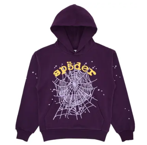 Sp5der OG Web V2 Hoodie Purple