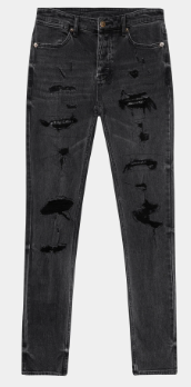 Ksubi Van Winkle Black Dynamite Trash Jeans
