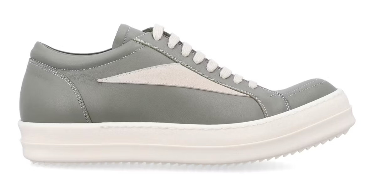 Rick Owens Vintage Low Sneaks Celadon Milk
