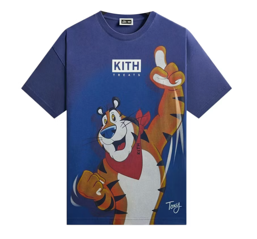 Kith Treats Kellogg’s Frosted Flakes Cereal Tony the Tiger Vintage Tee Current