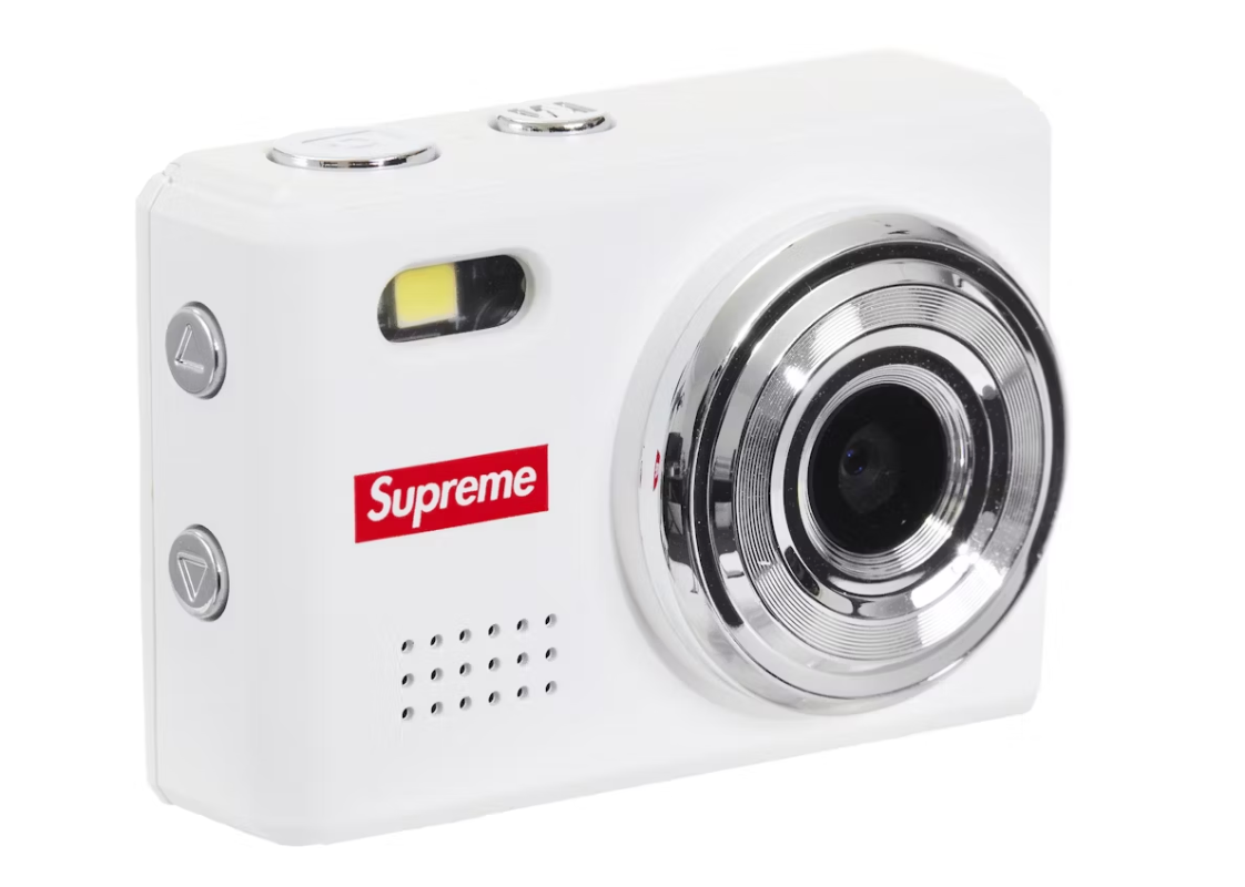 Supreme Digital Camera Keychain White