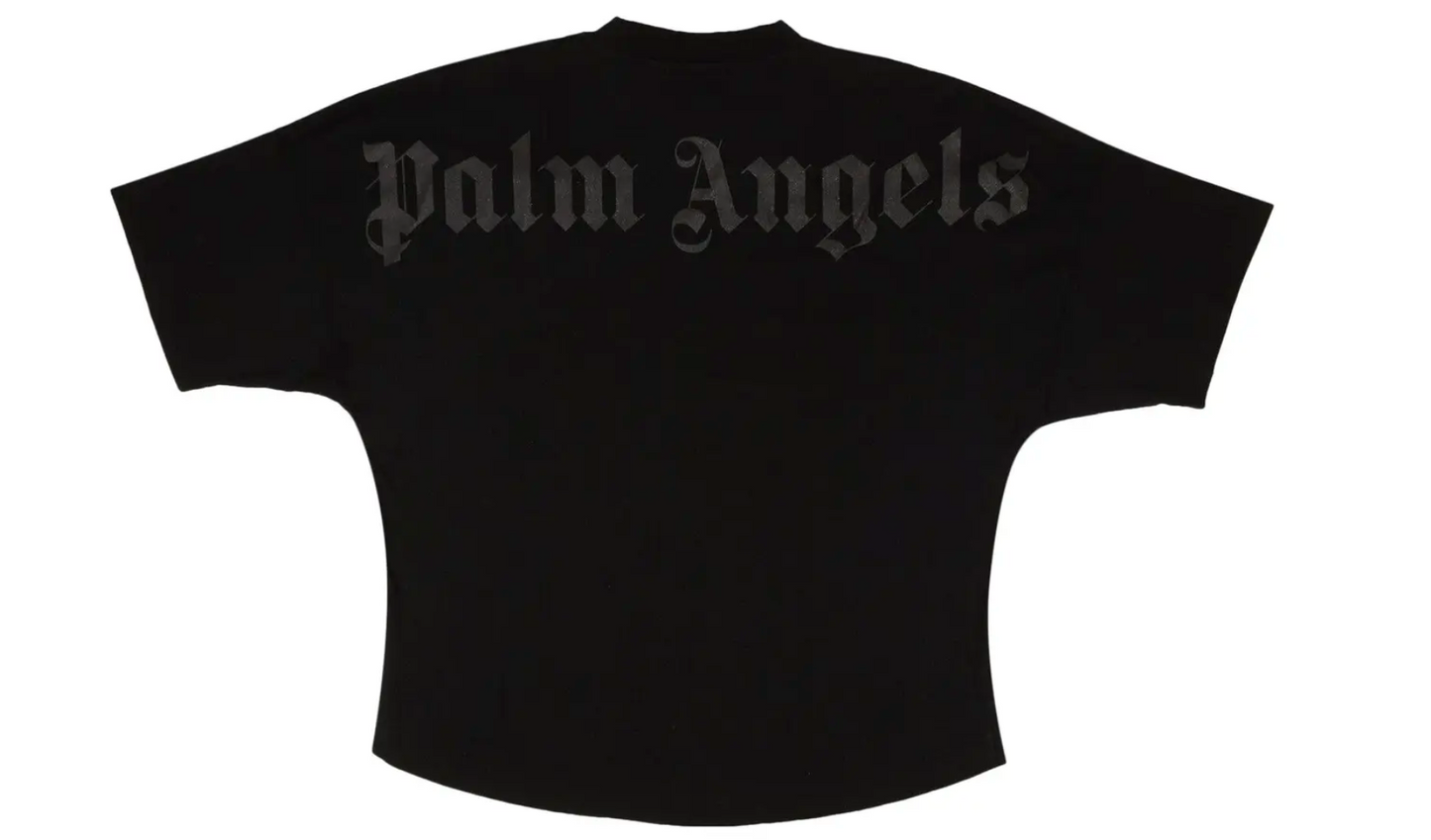 Palm Angels Glitter Classic Logo Over T-Shirt Black/Black
